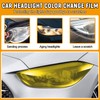 Car Headlight Tint Film,Waterproof Tail Light Tint(Yellow)