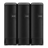 EZPULL EZ-SHOWER Wall Mount Body/Hair/Conditioner Trio Shower Dispenser for Bathroom/RV/Airbnb,