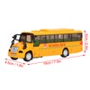 School Bus Model Yellow Die Casting Alloy Openable Door Realistic
