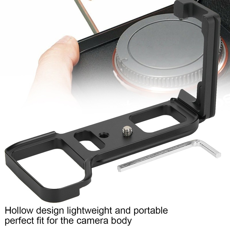 Metal Quick Release L plate Bracket Vertical Hand Grip Holder