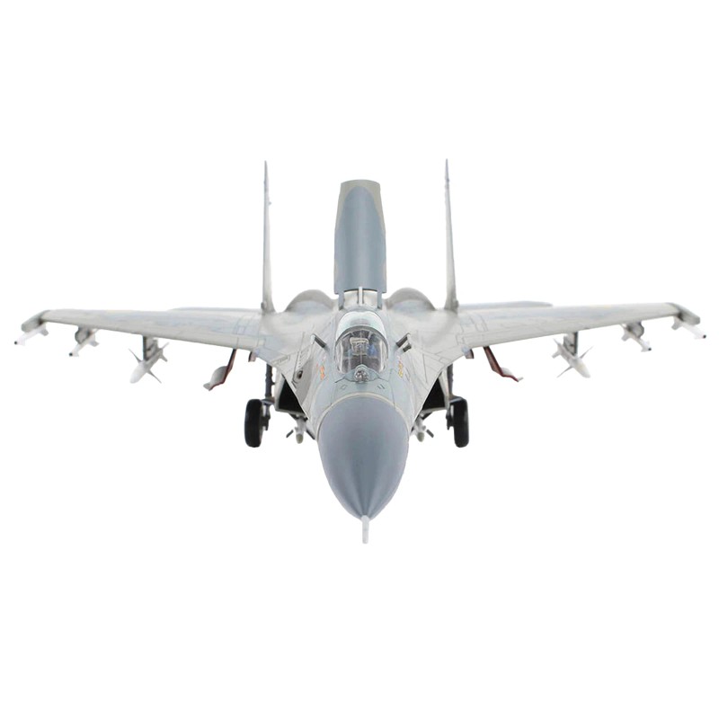 DCD Sukhoi Su-27 Flanker Fighter Aircraft Compass Ghost Grey Scheme