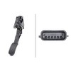 HELLA 6PV 009 978-751 Sensor, accelerator pedal position - for