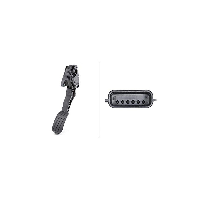 HELLA 6PV 009 978-751 Sensor, accelerator pedal position - for