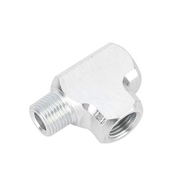 Oil Pressure T-Piece, 1/8 Npt Adapter, Oil Water Sensor Adapter, 1 8 Bspt Tea Oil Pressure Sensor, Turbo and Accessories, Oil Water Sensor Pressure Gauge and Adapter T-Type T Pipe Fitting 1 8 T-Piece