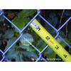 White Bottom Locking Device for Privacy Chain Link Fence Slats