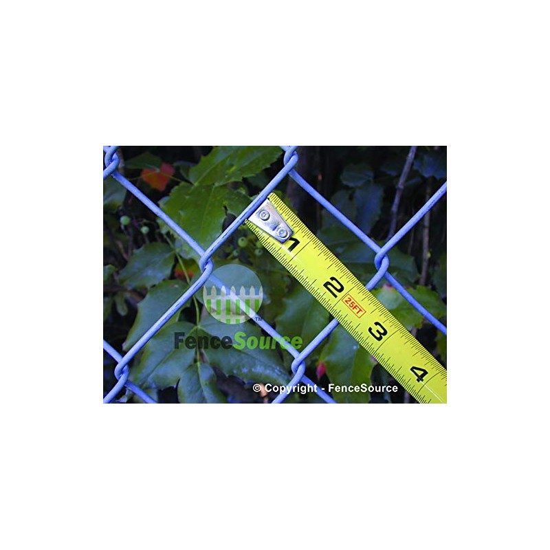White Bottom Locking Device for Privacy Chain Link Fence Slats