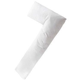 Cheer Collection White Pillowcase for L Shaped Pillow