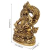 Purpledip Brass Statue Kubera (Hindu God of Wealth & Prosperity):