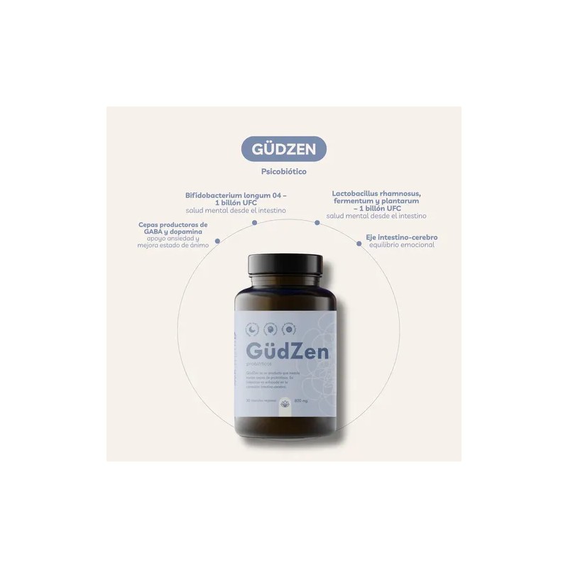 Gudgut - Gudzen Psicobioticos Probioticos - Salud Intestinal