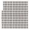 200 Sets Monk Rivet High Gloss 8x6mm Exquisite Workmanship Leather