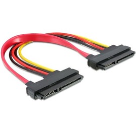 DeLOCK Cable SATA 22 Pin > 22 Pin Female/Female 20cm