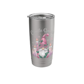 Candle Gnome Christmas Joyful Spirit Stainless Steel Insulated Tumbler