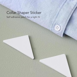 100 Piezas Refuerzo para Cuello de Camisa Hombre Soporte sin Arrugas Accesorio de Vestir para Camisa Formal sin Pliegues