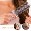 Beavorty 2pcs Round Brush for Blow Drying Mini Hair Brush