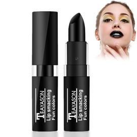Lápiz Labial Mate, Paleta de Lápiz Labial, Lápiz Labial Mate de Larga Duración para Mujer, Maquillaje Retro, Brillo de Labios de Halloween, Herramienta Cosmética (No. 7 negro)