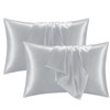 2PCS Mulberry Silk Pillowcase for Hair and Skin Health Soft