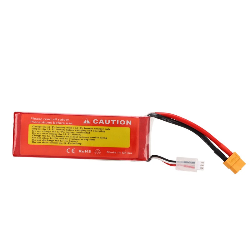 Lipo Battery 75C Discharge Rate 4500mAh Capacity 7.4V 2S Lipo