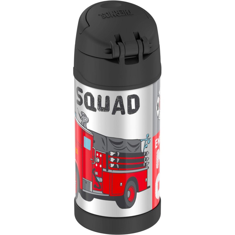 Thermos FUNtainer Vacuum Insulated Drink Bottle, 355ml, Fire Truck, F4011HR6AUS
