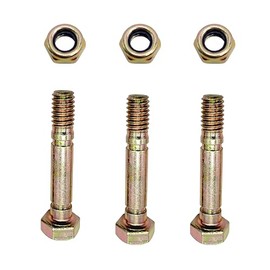 TLAOISUS 52100100 5/16”Shear Pins Bolts & Nuts for Ariens Snow Blower 521001(3-Pack)