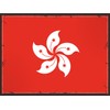 AGDeko® Tin Sign Hong Kong Flag Flag Size 30 x