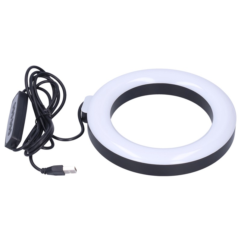 16cm LED USB Circle Light RGB Fill Light with Clamp