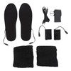 Heated Insoles Soft Warm Breathable Cuttable Electric Heating Insoles with