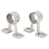 2Pcs Marine Boat Hand Rail Fitting Center Support Bracket Stanchion