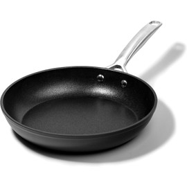 Granitestone 8 Inch Non Stick Frying Pans Nonstick Frying Pan Skillet, Hard Anodized Pan for Cooking Eggs, Omelette, Nonstick Skillet, Non Stick Induction Pans, Oven and Dishwasher Safe, Black