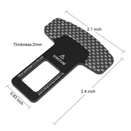 MOCOFLY 2pcs Clips para Hebillas de Cinturones de Seguridad de Coche, Hebilla de Cinturón de Seguridad de Reducción de Ruido Universal, Gadgets para Auto para Todos los Coches