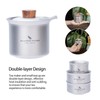 Boundless Voyage Titan Camping Tea Maker Outdoor Cup Titanium Cup