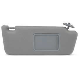 SCITOO Right Passenger Side Gray Sun Visor Assembly fit for 2005-2014 for Toyota Tacoma Windshield Visor Without Sunroof