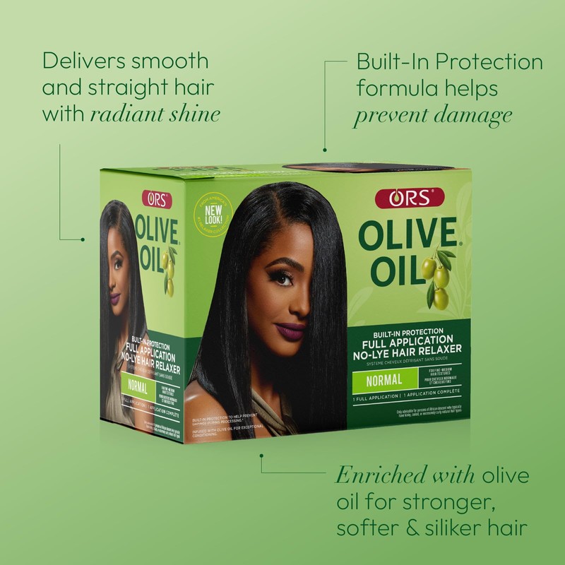ORS Olive Oil Built-In Protection Full Application No-Lye Hair Relaxer