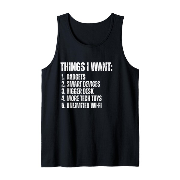 Tech Enthusiast Pun for Gadgets Innovation Coding Geek Fan Tank