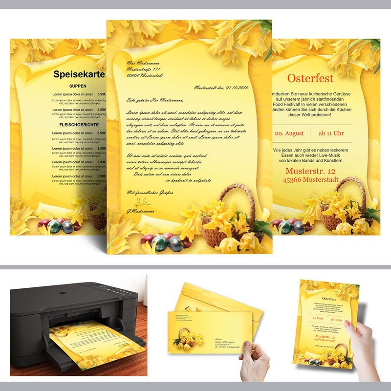 Letter Writing Paper Easter [100 Sheets]
