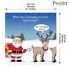 Twizler Merry Christmas Card with Hybrid Sleigh – Funny Christmas