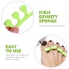 FOMIYES 100 Pairs Disposable soft toe separators silicone toe spacers