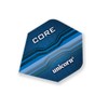Unicorn Core Dart Flights | Hexagons Blue Design | Standard