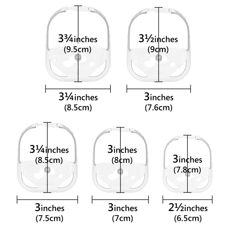 Goatee Shaving Template for Men with 5 Different Sizes, Beard