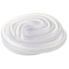 Manguera Flexible de PVC, 2 Pulgadas x 3 Metros, Transparente, para Succión de Polvo