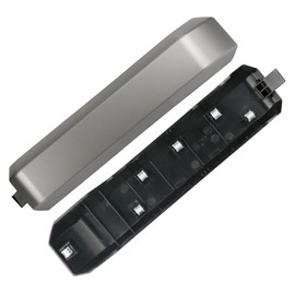 TQPONLY 1 Pcs Interior Inner Door Handle Cover Trim | Compatible with 2015-2020 Ford F150 Truck Accessories Replacement | Front Left Driver Side Door Armrest Pull Handle (Light Gray)