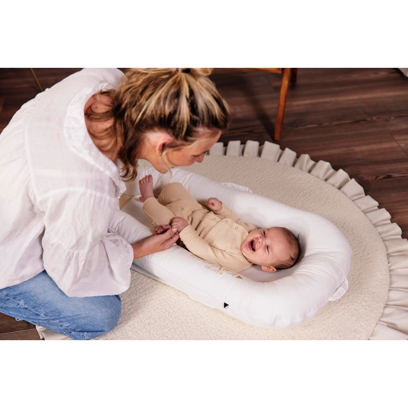 DOCK A TOT Deluxe+ Cover - Pristine White