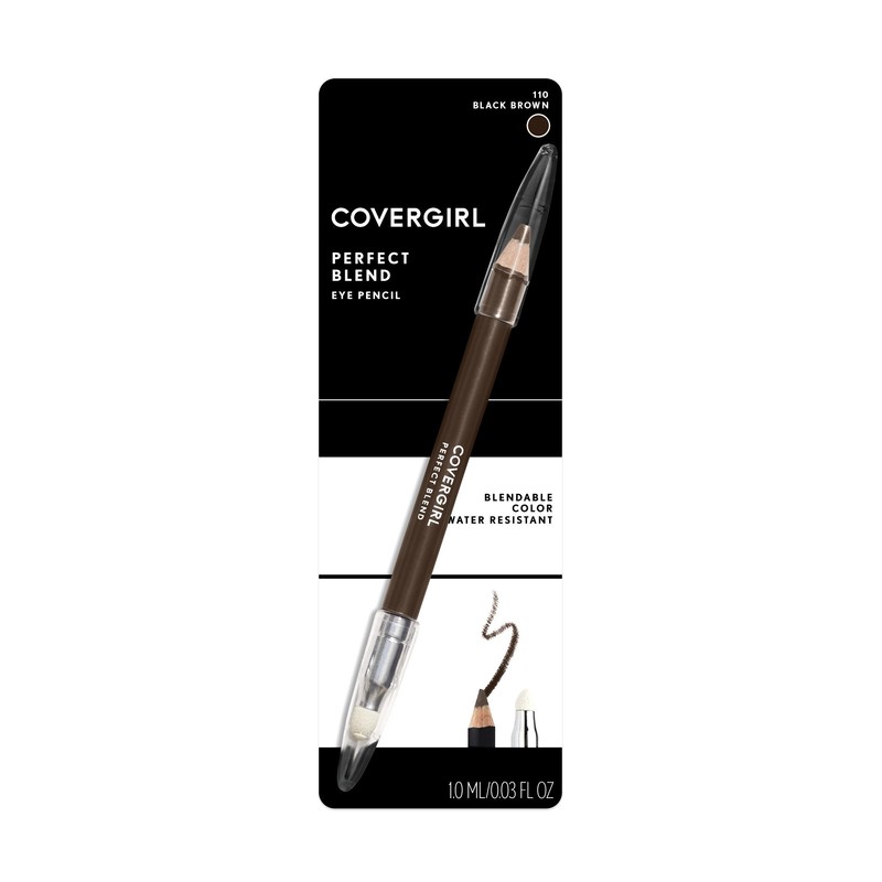 COVERGIRL Perfect Blend Eyeliner Pencil, Black Brown .03 oz (850