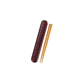 Tatsumiya Hakoya 33256 Cloth Pasting 18.0 Chopsticks Case Set, Yakasuri, 7.1 inches (18 cm), Japanese Style