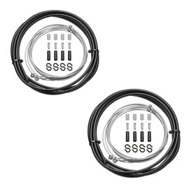 Yenghome 2PCS Universal Standard Bike Brake Cable Kit,Professional Premium Bicycle Brake Line for MTB or Road Bikes,Free for End Caps and End Ferrule