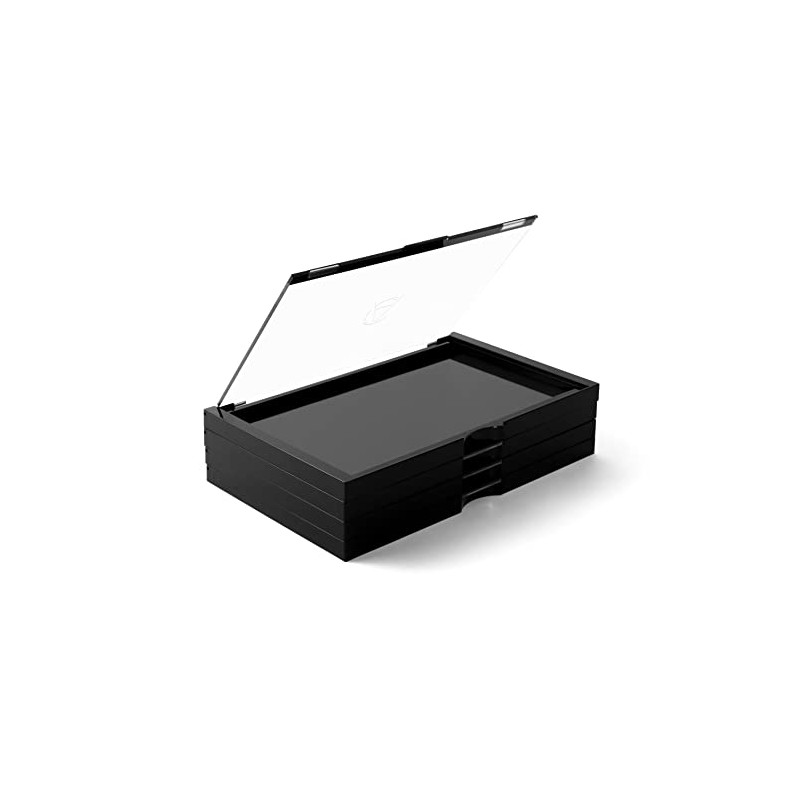 Adept Cosmetics - Paleta magnética apilable, capacidad para 28 sombras