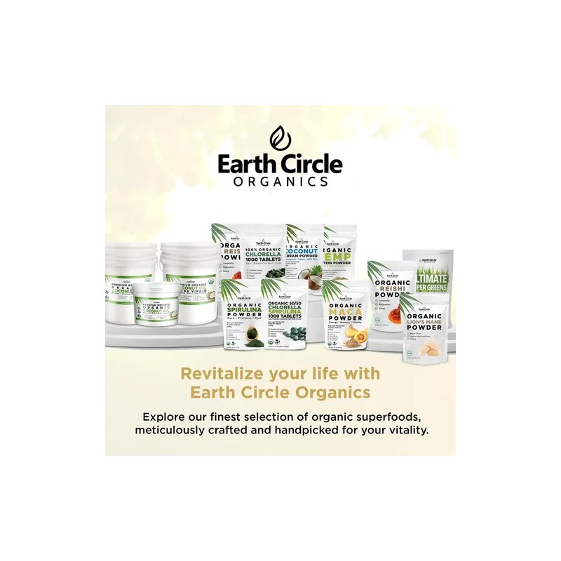 Polvo De Maca Orgánica 1 Lb Vegano - Earth Circle