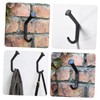 Ciieeo Railroad Spike Hooks 4pcs Coat Towel Door Cast Robe