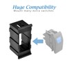 AutoEC Rocker Switch Panel Switch Holder Housing Kit - Black