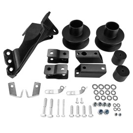 KAX 2.5“ Front Leveling Lift Kits Fit for 2011-2020 F250 F350 4WD with Track Bar Relocation Bracket, F250 F350 Super Duty Leveling Lift Kits, ‎66-2726 Suspensions Struts Spacer