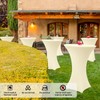 4 Pack Spandex Cocktail Table Covers 32"x43" Stretch Square Corners